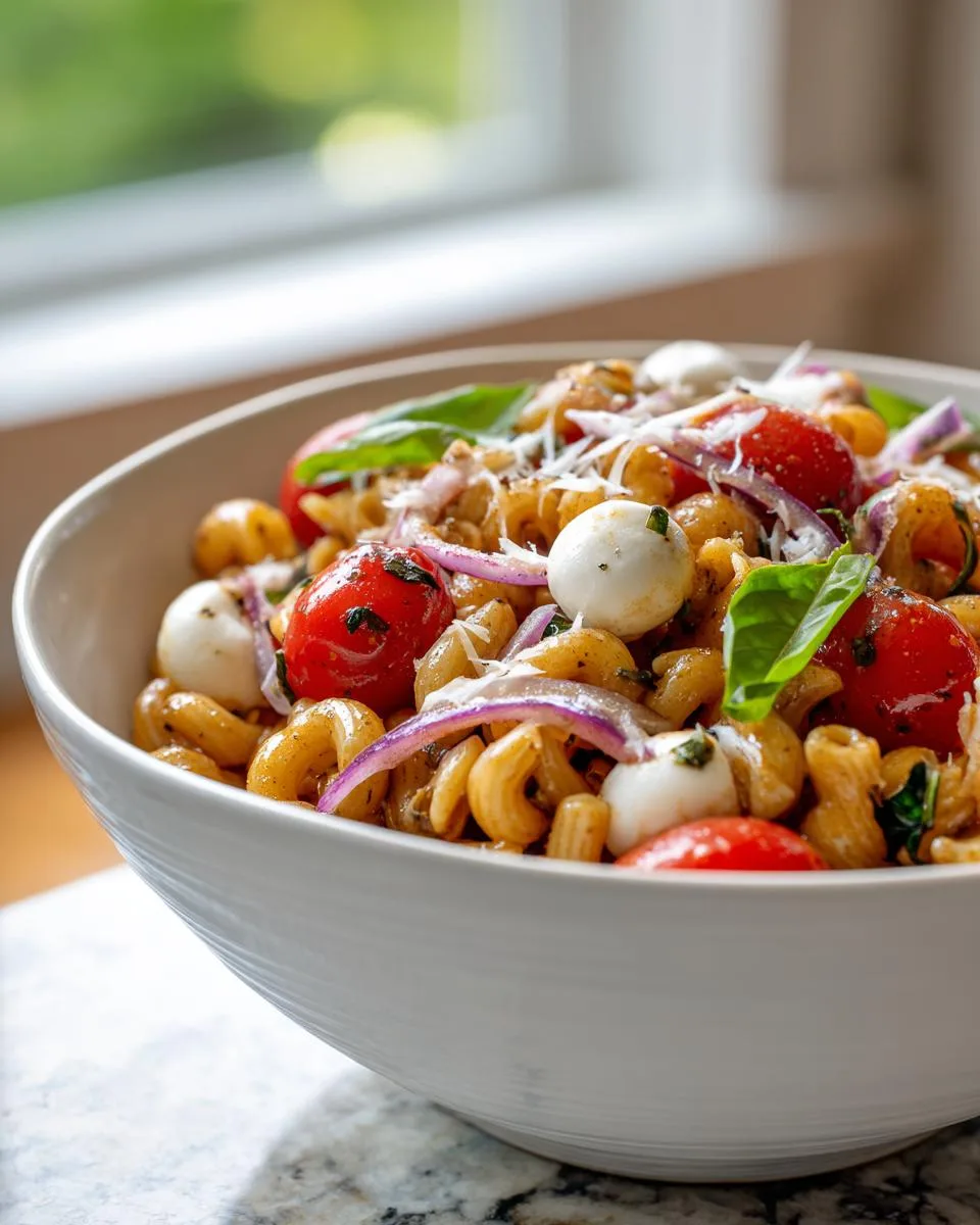 Mozzarella Tomato Pasta Salad Bowl - detail 3