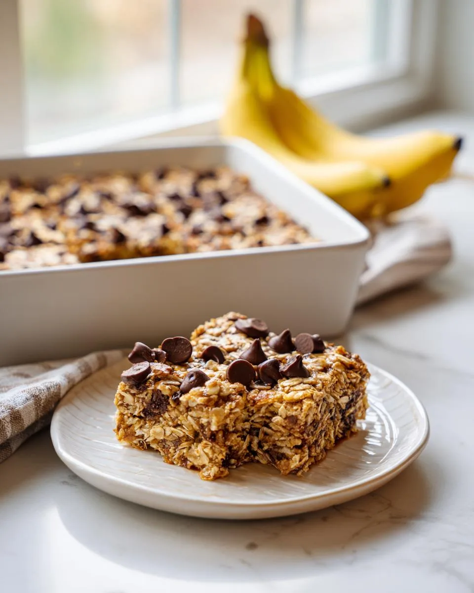 Oatmeal Banana Breakfast Bars - detail 3