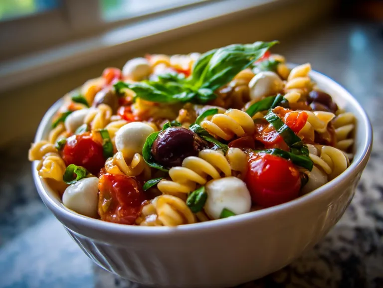 Olive Tomato Pasta Salad Recipe