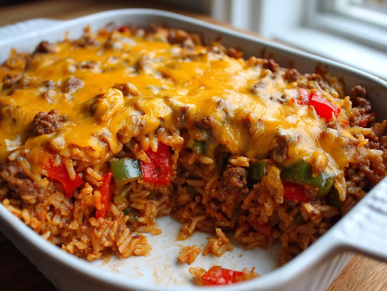 1-Pan Stuffed Pepper Casserole: Grandma’s Secret Recipe