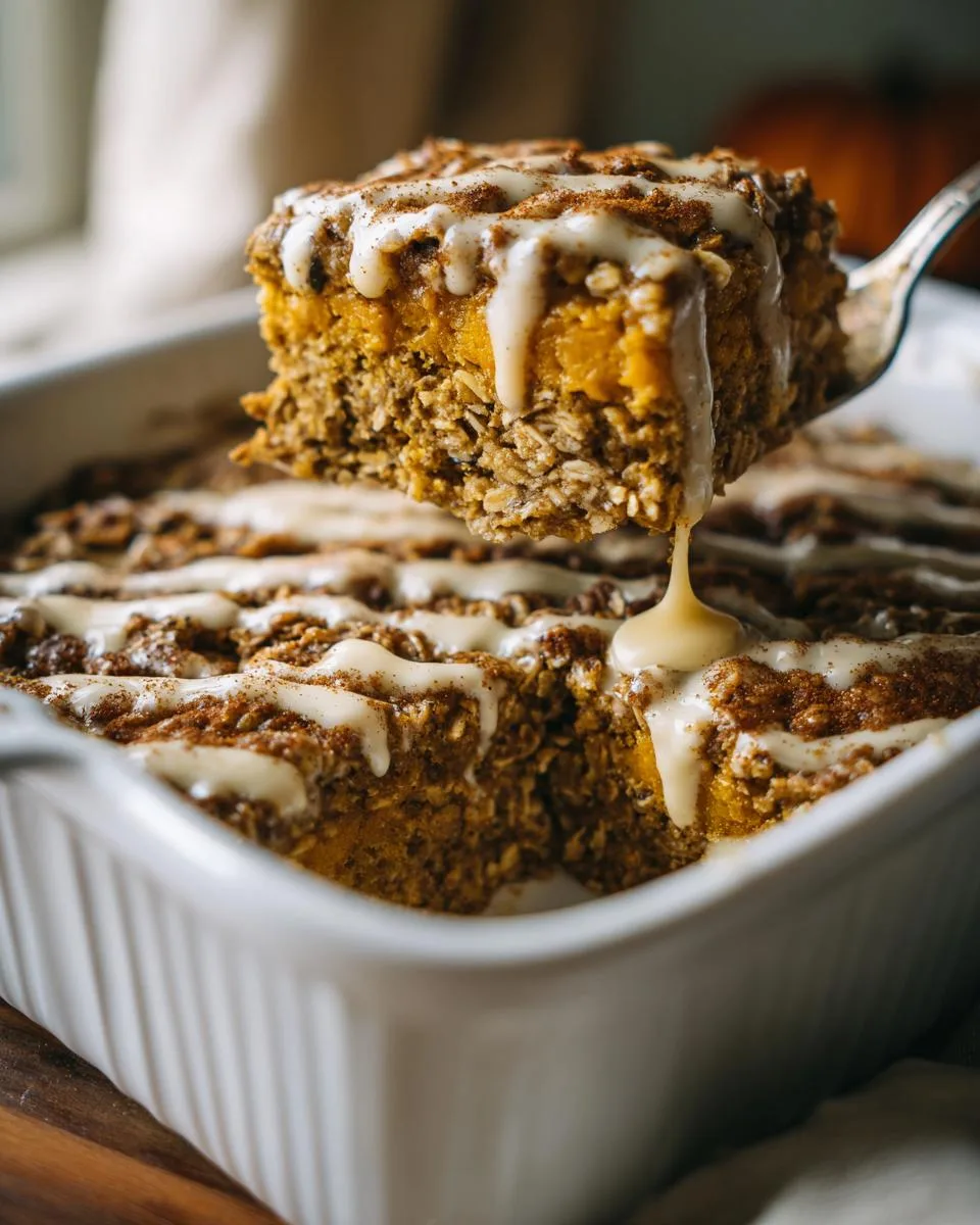 Pumpkin Spice Baked Oatmeal - detail 3