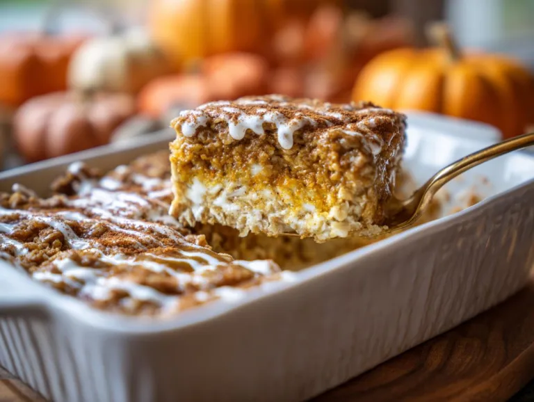 Pumpkin Spice Baked Oatmeal