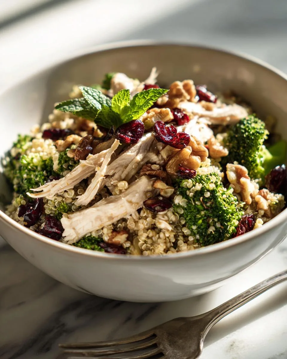 Quinoa Broccoli Chicken Power Salad - detail 2