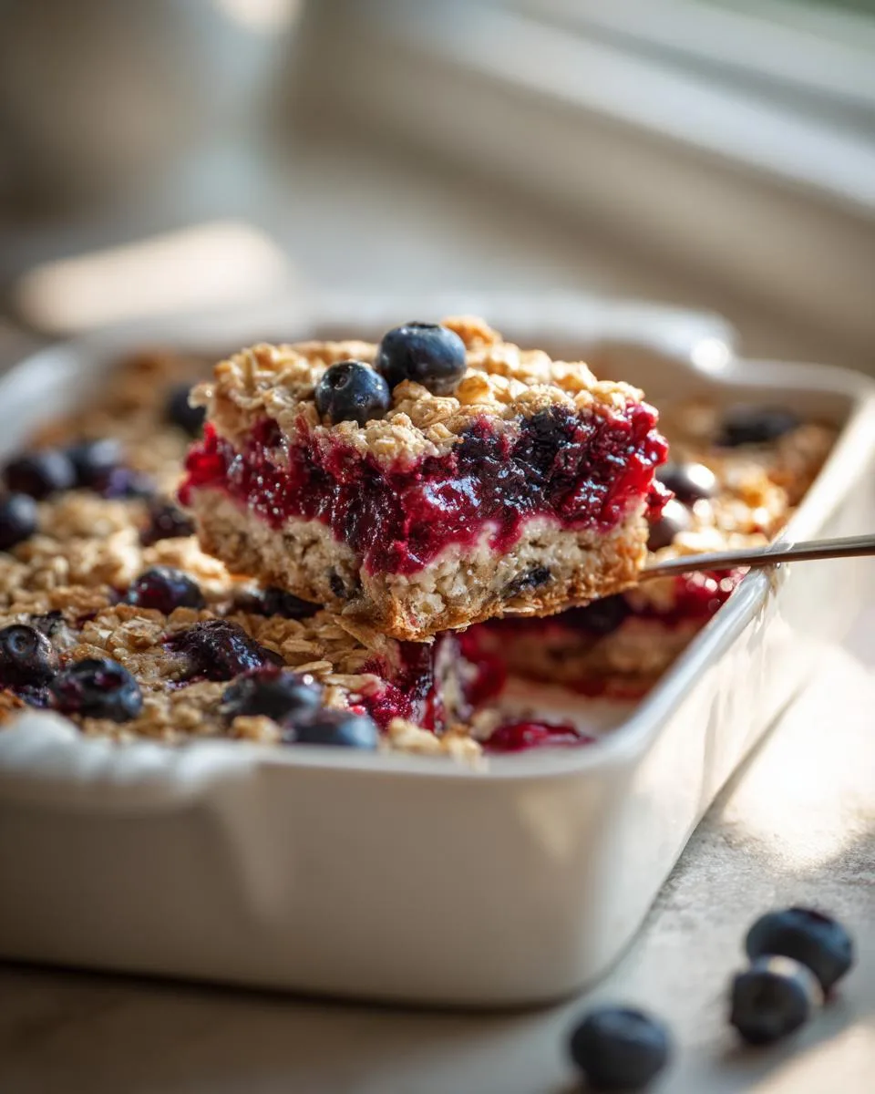 Red White Blue Oat Bars - detail 2