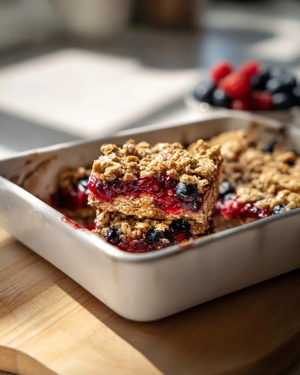 Red White Blue Oat Bars - detail 3