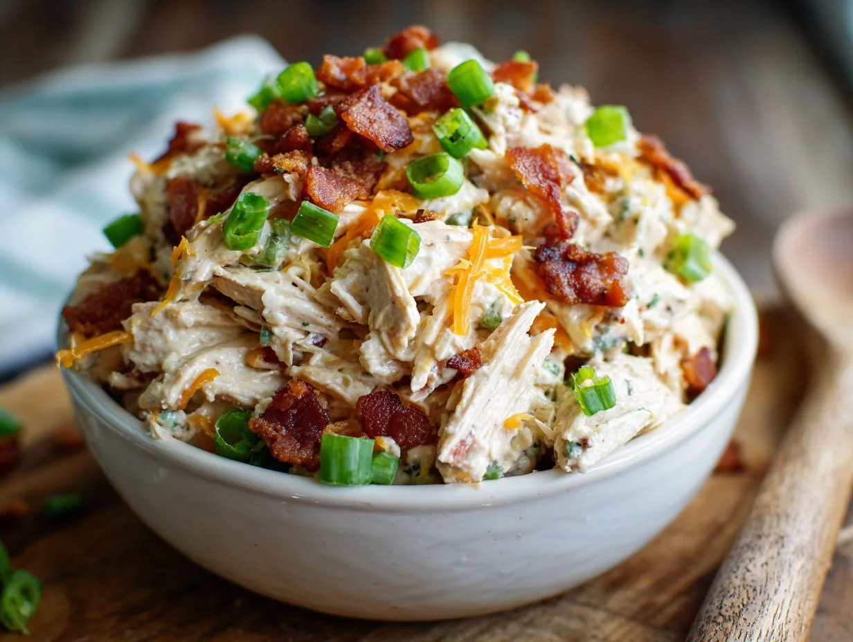 Creamy Rotisserie Ranch Chicken Salad Bowl in 10 Minutes