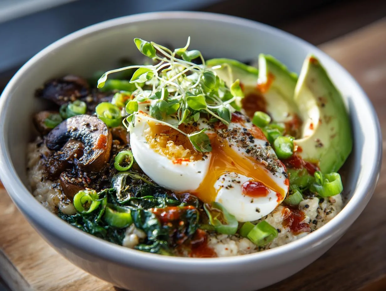20-Minute Savory Oatmeal Breakfast Bowls That Wow