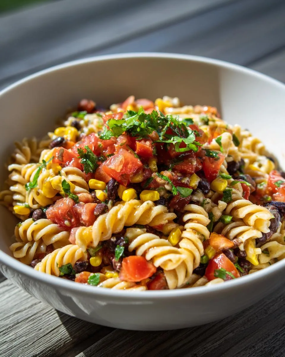 Southwestern Pasta Salad Side Dish - detail 2