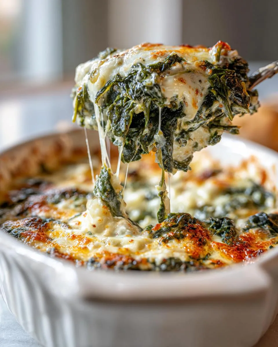 Spinach Parmesan Casserole Bake - detail 2