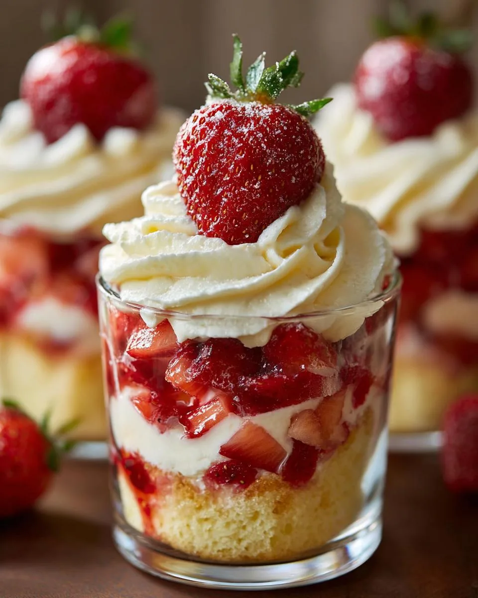 Strawberry Shortcake Cups - detail 1