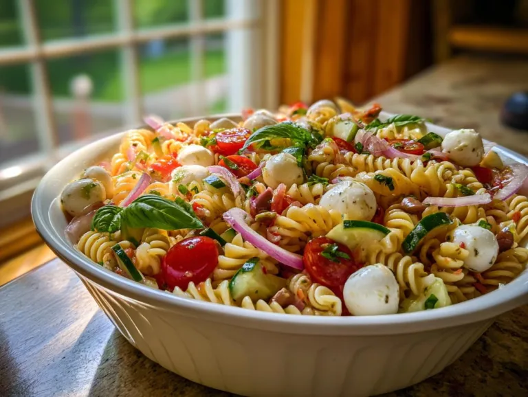 Summer Italian Pasta Salad Bowl