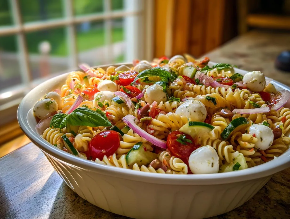 Summer Italian Pasta Salad Bowl Your Family Will Devour