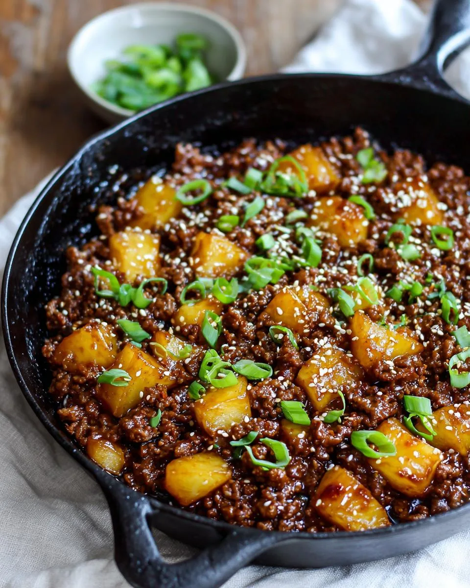 Teriyaki Ground Beef Skillet - detail 2