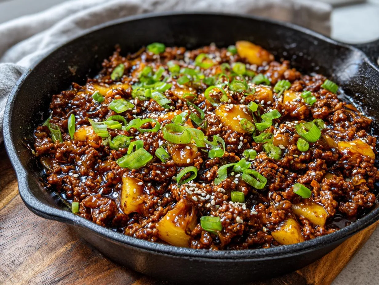 Teriyaki Ground Beef Skillet Your Family Will Devour