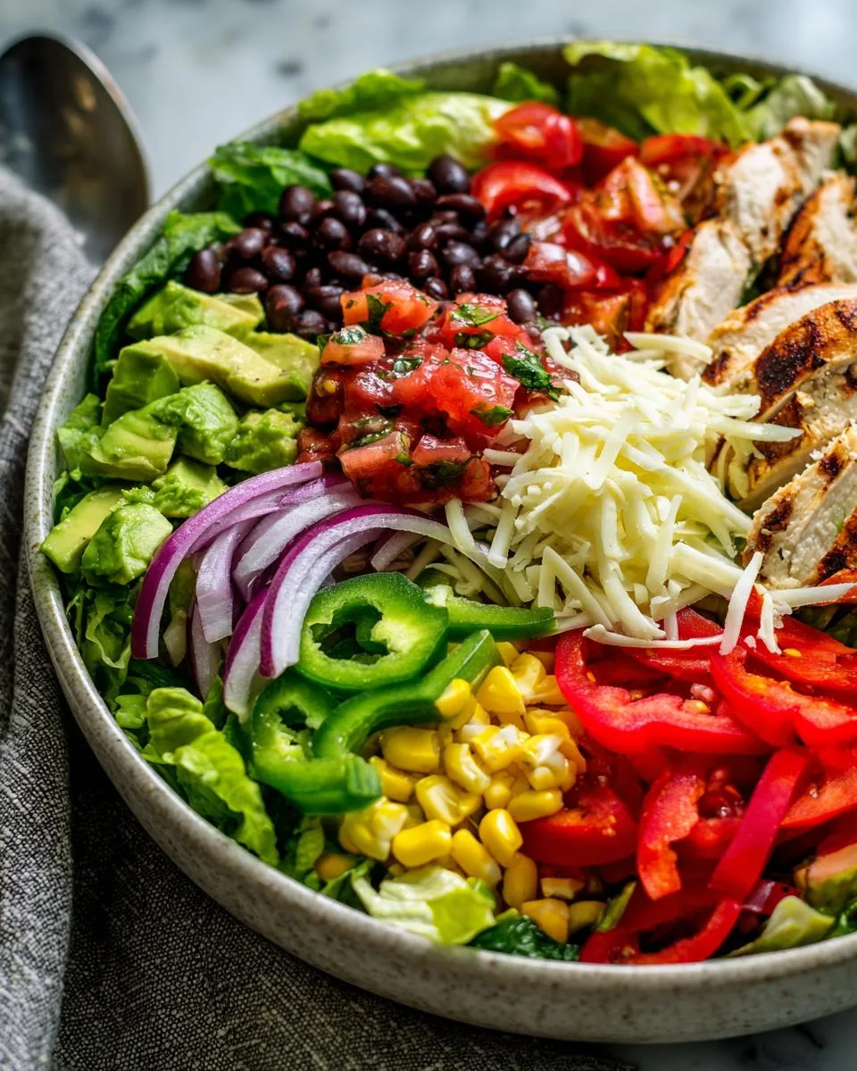 Tex Mex Chicken Taco Salad - detail 3