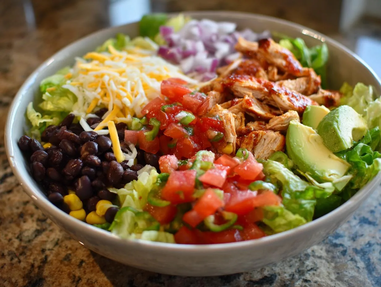 Grandma Jo’s 10-Minute Tex Mex Chicken Taco Salad Magic