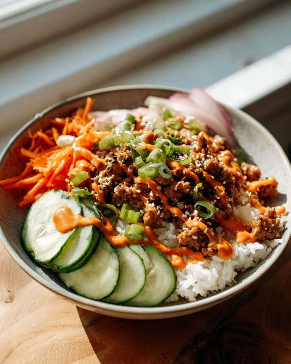Turkey Burger Rice Bowls - detail 3