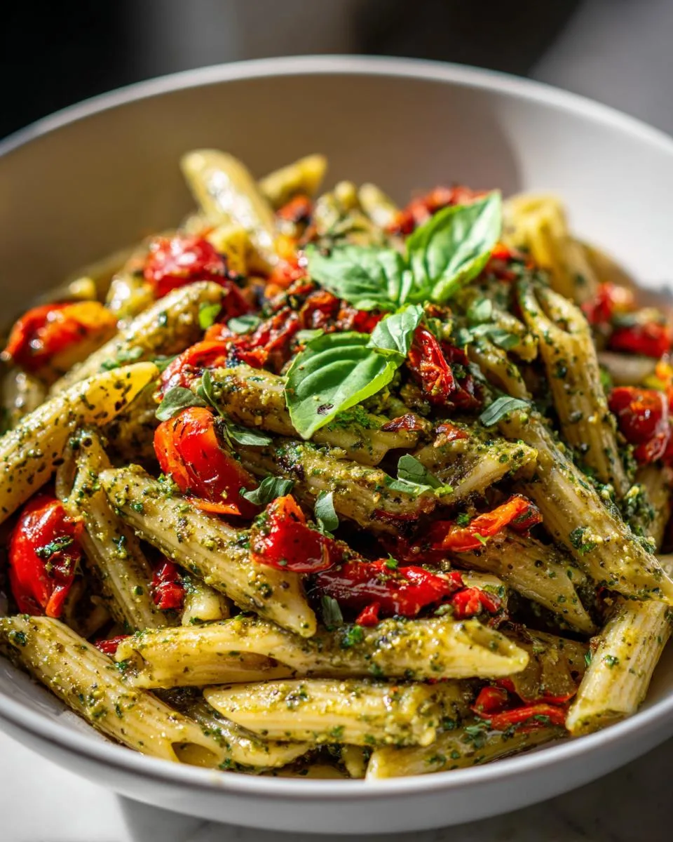 Walnut Pesto Pasta Salad Recipe - detail 2
