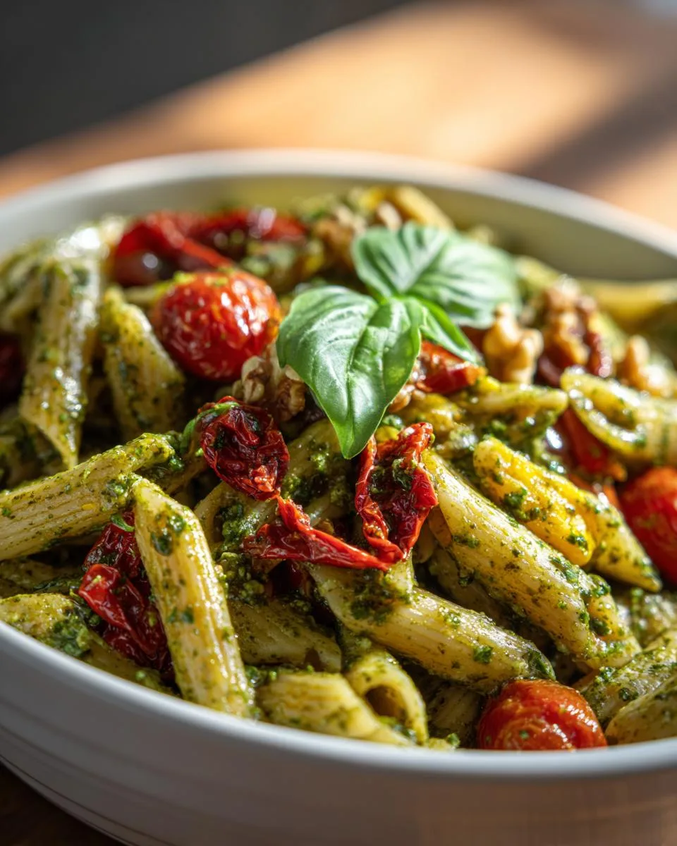 Walnut Pesto Pasta Salad Recipe - detail 3