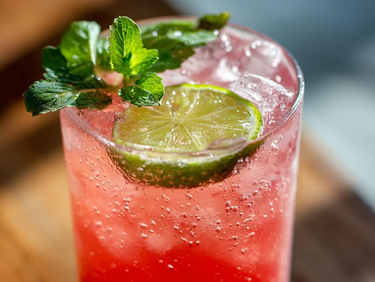 Refreshing Watermelon Lime Summer Mocktail That Melts Heat