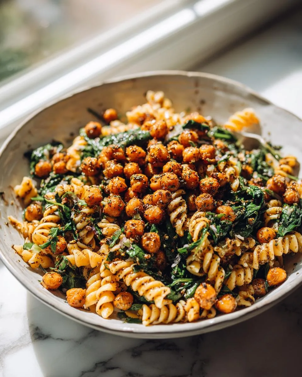 Zaatar Chickpea Pasta Salad Recipe - detail 1
