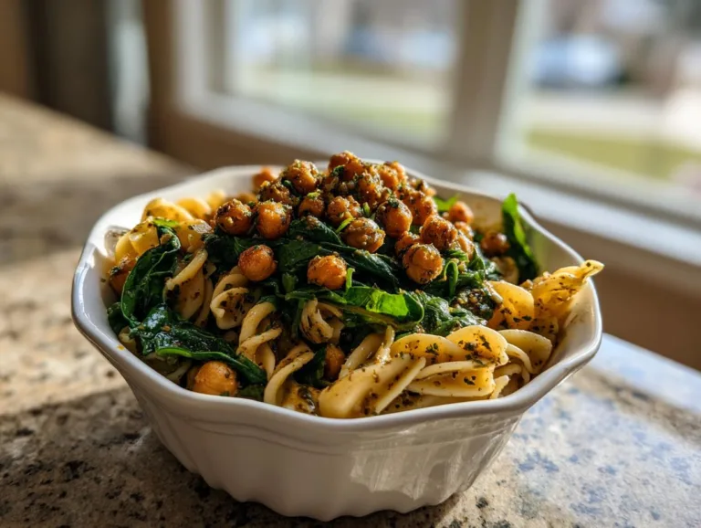 Zaatar Chickpea Pasta Salad Recipe
