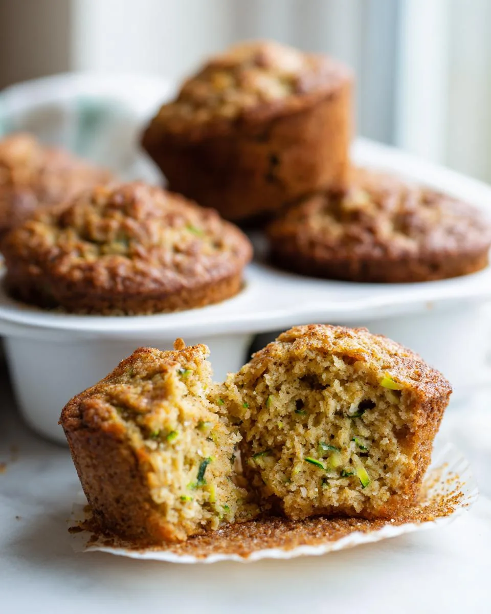 Zucchini Oat Breakfast Muffins - detail 3