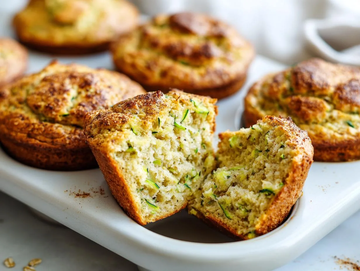 3 Generations Love These Zucchini Oat Breakfast Muffins