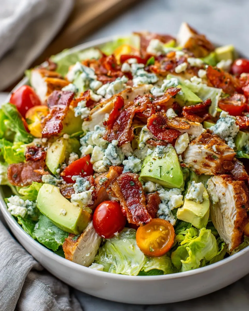Avocado Bacon Chicken Salad Bowl - detail 2