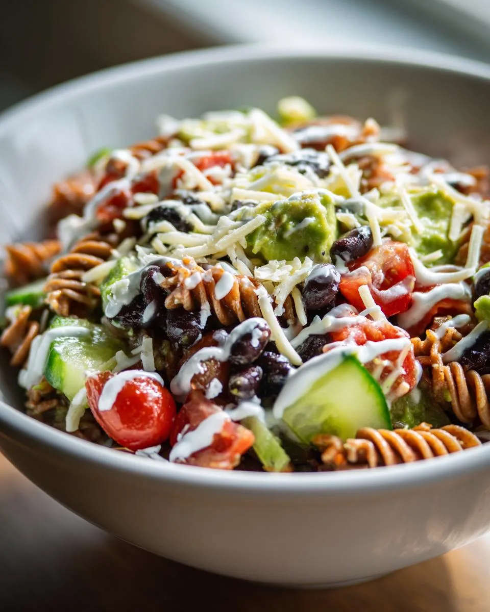 Avocado Lime Pasta Salad Bowl - detail 1