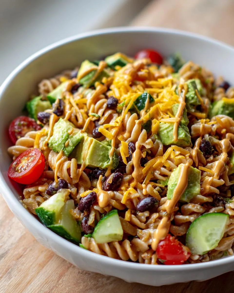 Avocado Lime Pasta Salad Bowl - detail 3