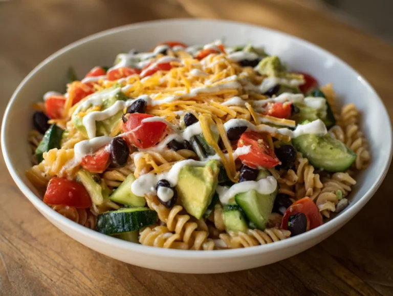 Avocado Lime Pasta Salad Bowl