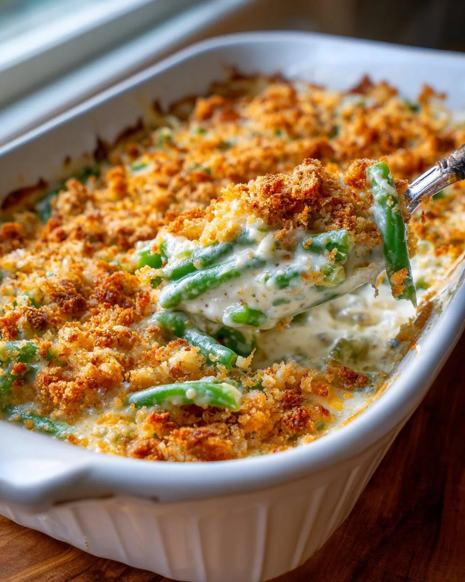 Beer Cheese Green Bean Casserole - detail 2