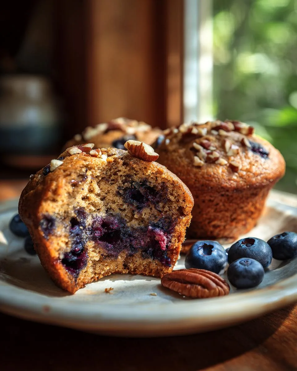Blueberry Zucchini Muffins - detail 2