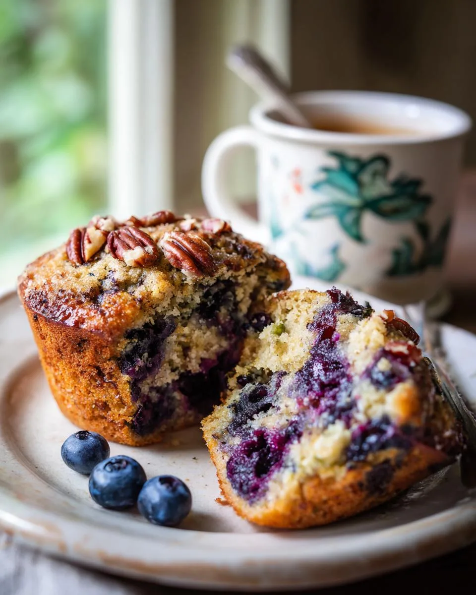 Blueberry Zucchini Muffins - detail 3