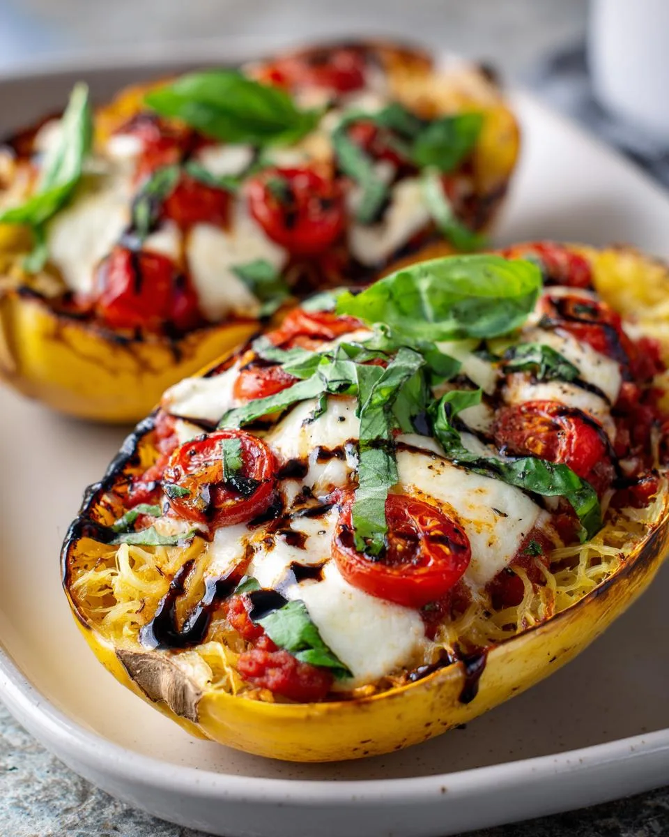 Caprese Spaghetti Squash Beans - detail 3