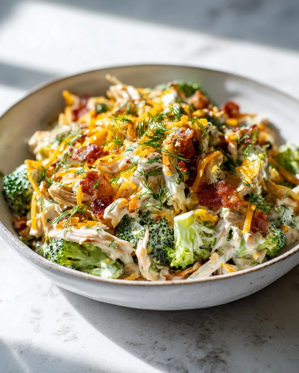 Chicken Broccoli Bacon Protein Salad - detail 3