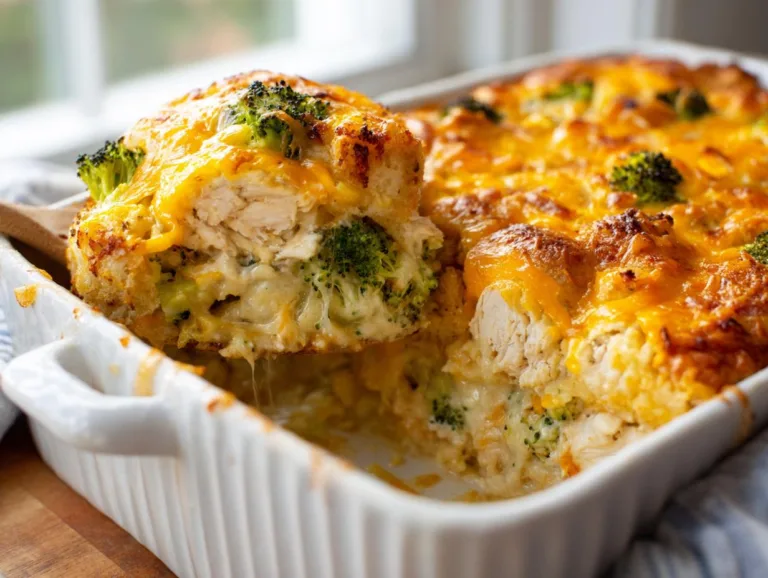 Chicken Broccoli Stuffing Bake