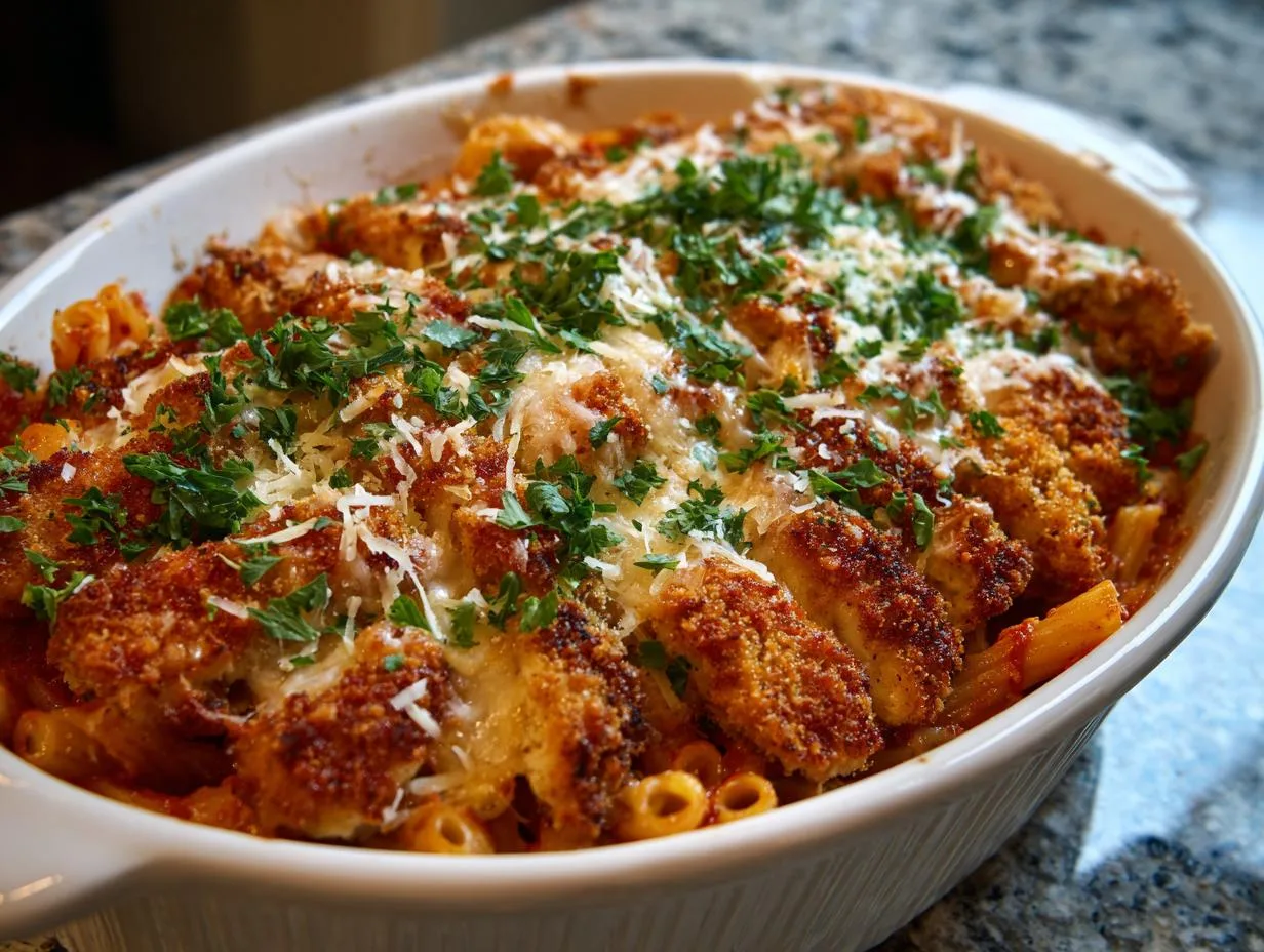 Grandma Jo’s Chicken Parmesan Pasta Recipe – Comfort Bliss!