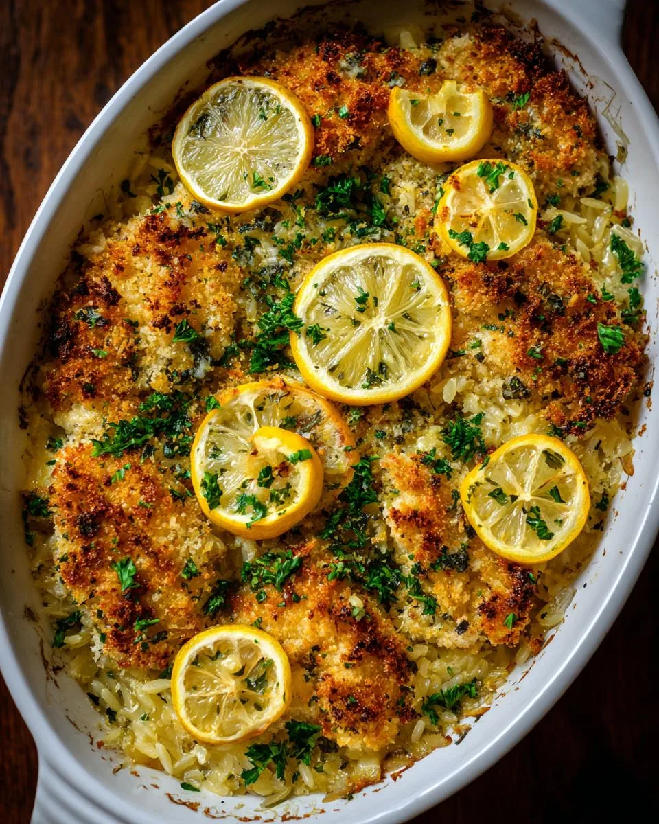 Chicken Piccata Orzo Bake - detail 2