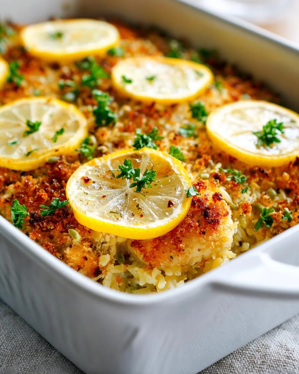 Chicken Piccata Orzo Bake - detail 3