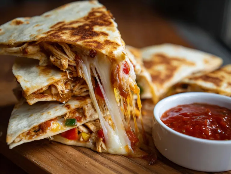Chicken Quesadilla Lunchbox Triangles