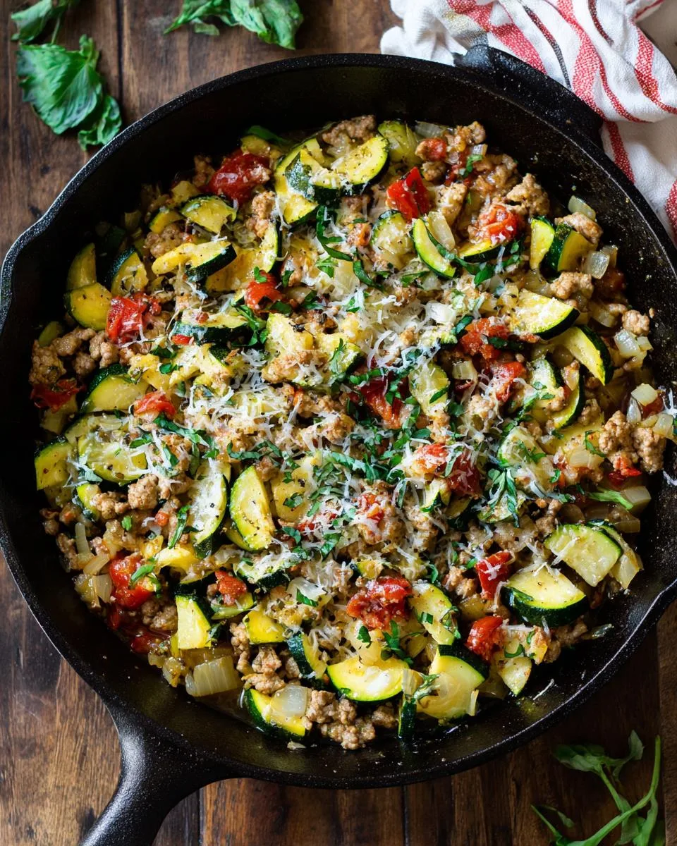 Chicken Zucchini Skillet Dinner - detail 1