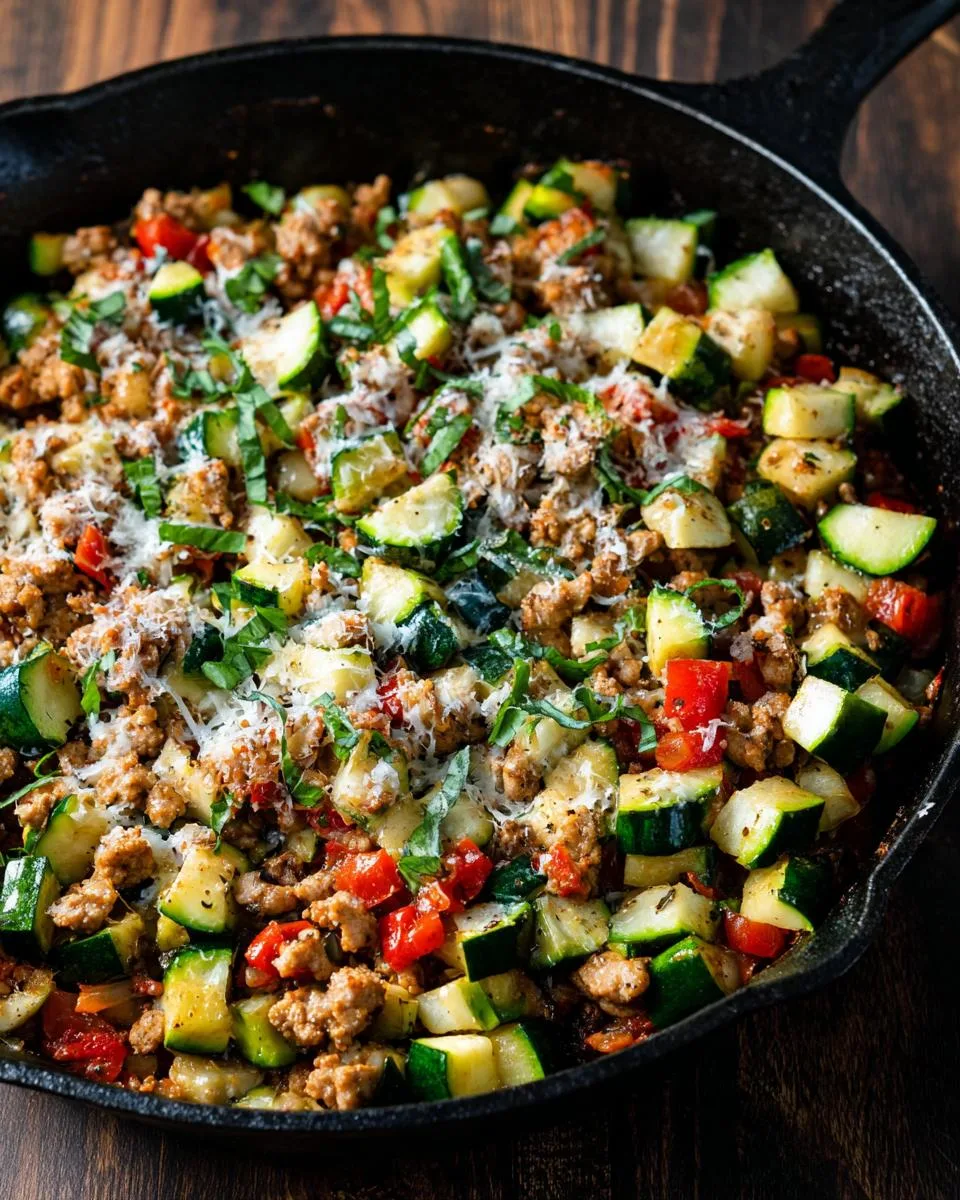 Chicken Zucchini Skillet Dinner - detail 2