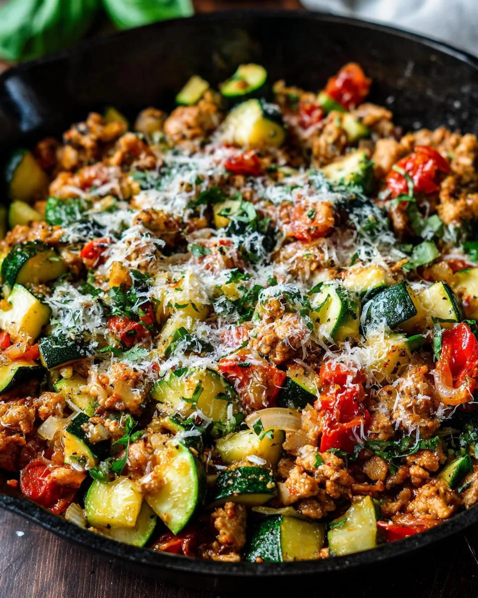 Chicken Zucchini Skillet Dinner - detail 3