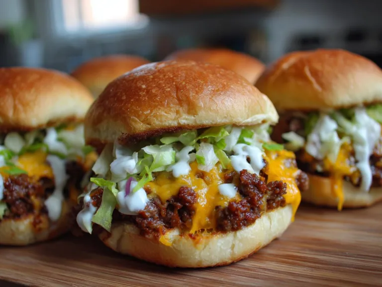 Chopped Cheese Sliders Recipe