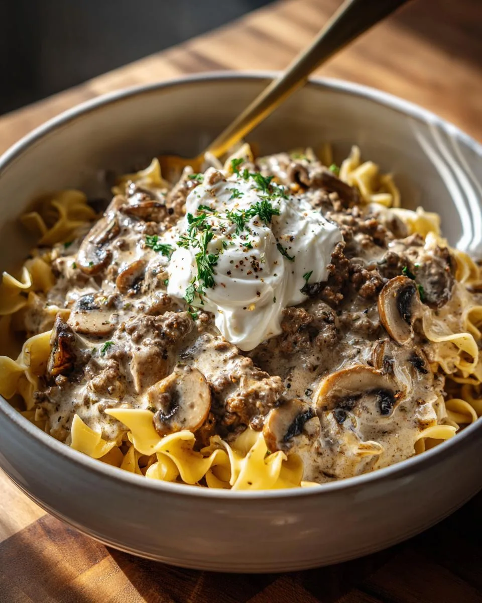 Classic Hamburger Stroganoff Recipe - detail 1