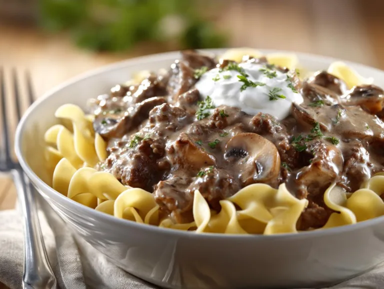 Classic Hamburger Stroganoff Recipe