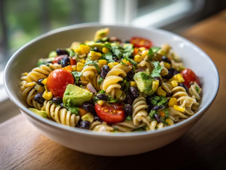 Corn Black Bean Pasta Salad