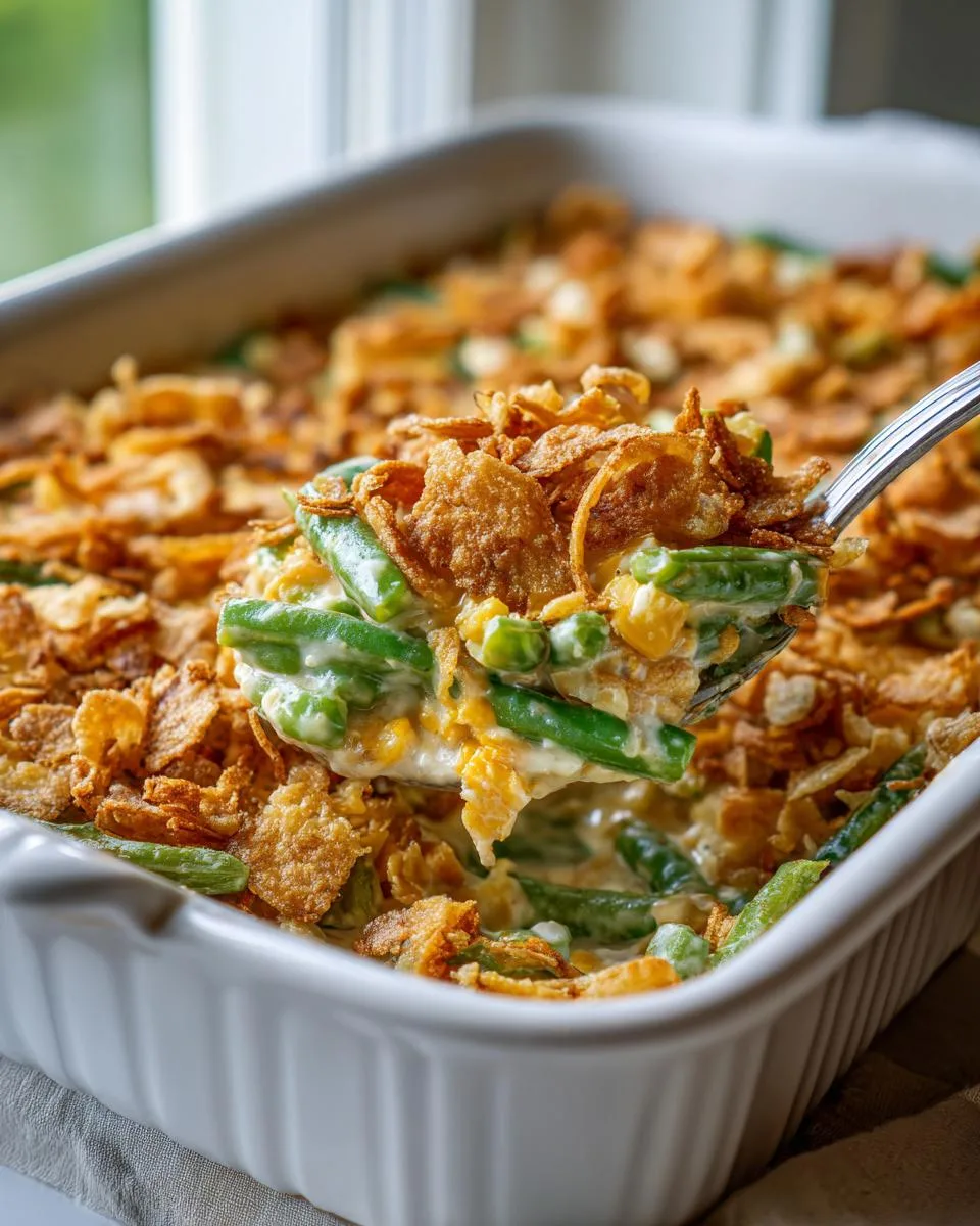 Corny Green Bean Casserole - detail 2